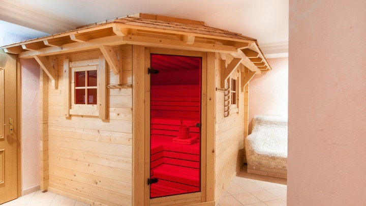 Sauna innen Auenansicht